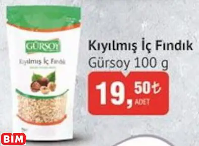 GÜRSOY  KIYILMIŞ İÇ FINDIK